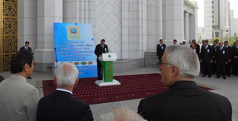 Gazprom Space Systems Participated in Turkmentel-2013