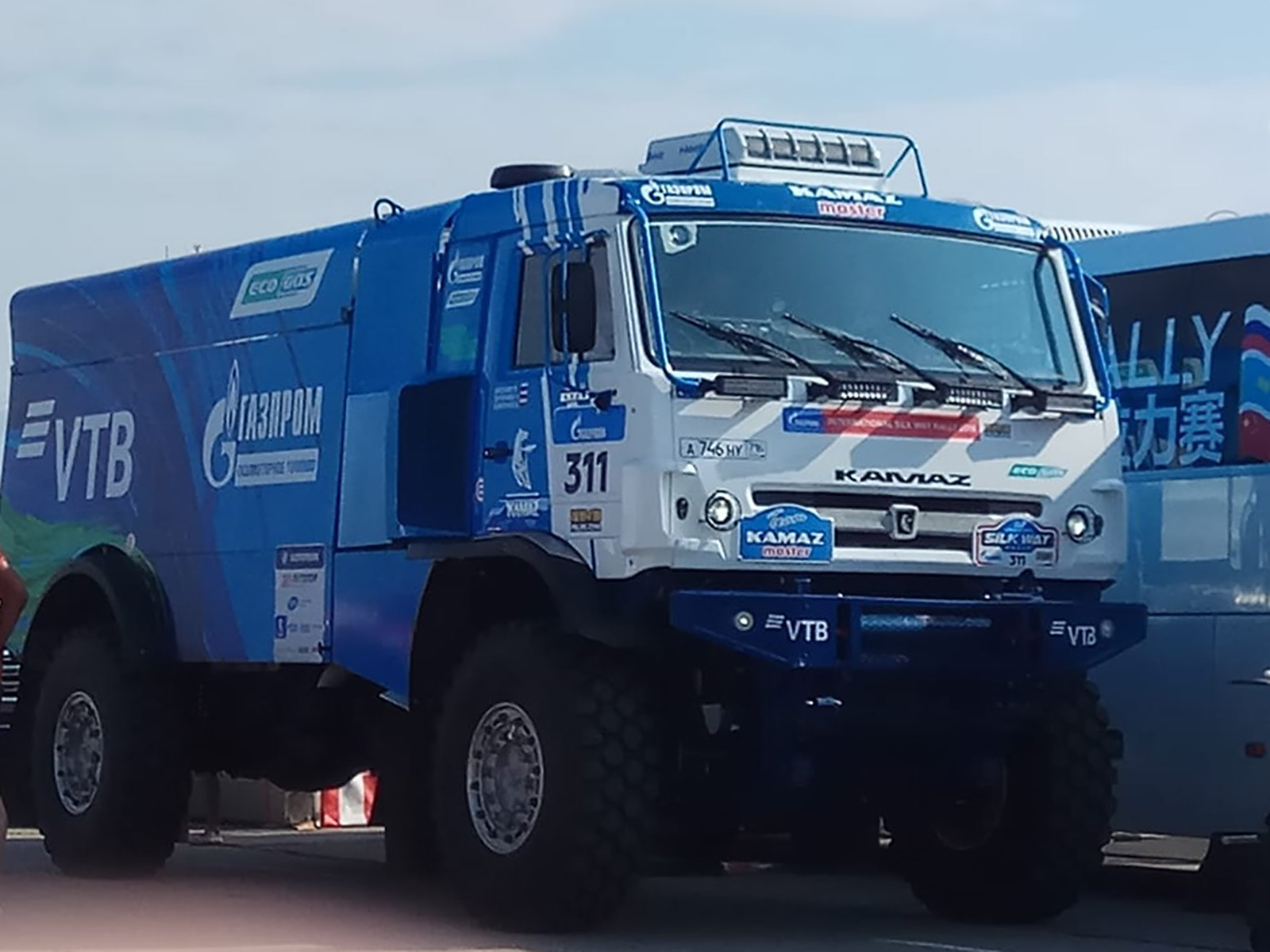 Gazprom Space Systems has provided satellite communication on the Silk Way Rally 2018 