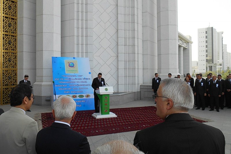 Gazprom Space Systems Participated in Turkmentel-2013