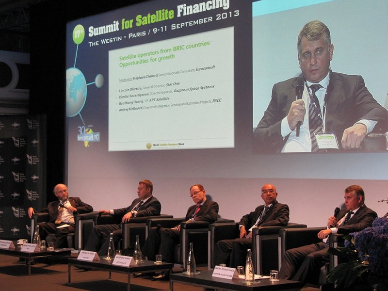 Dmitry Sevastiyanov spoke on the international forum World Satellite Business Week in Paris