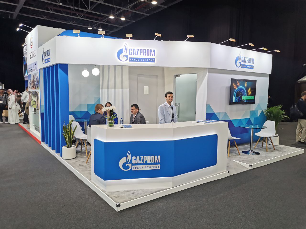 Gazprom Space Systems at CABSAT 2023 Gazprom Space Systems at CABSAT 2023
