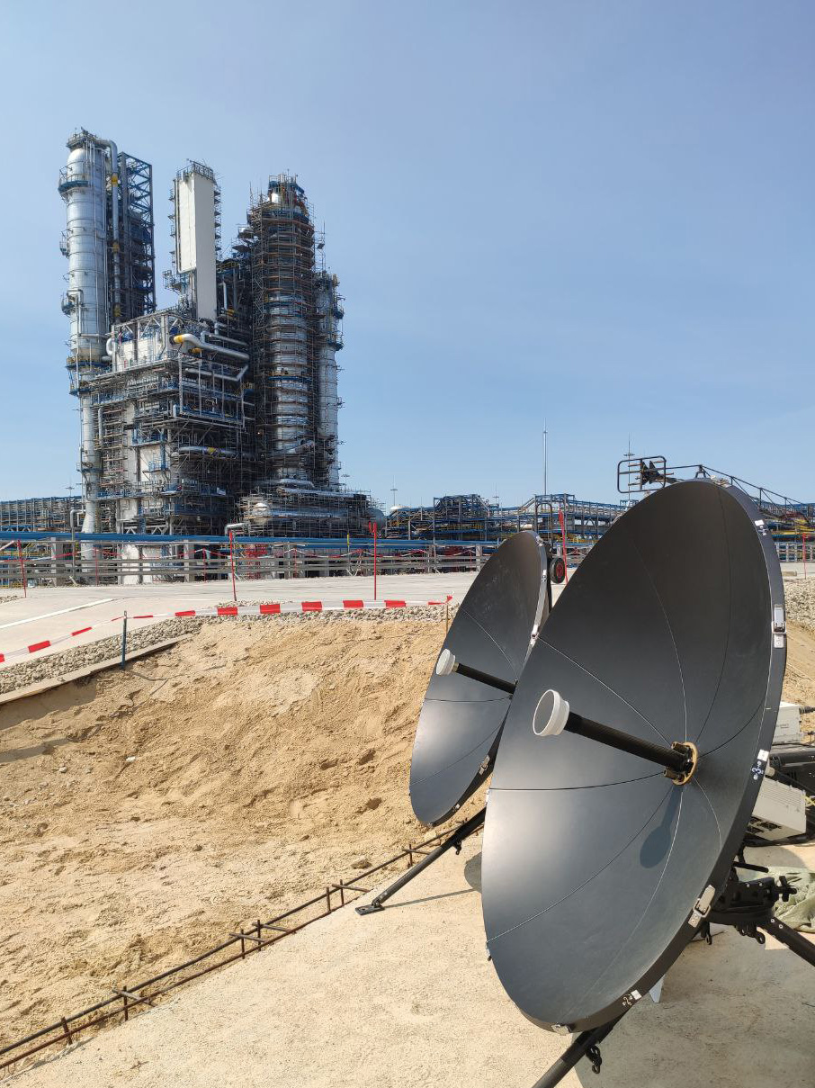 Gazprom Space Systems provided a range of communication services at the opening ceremony of the Amur Gas Processing Plant Gazprom Space Systems provided a range of communication services at the opening ceremony of the Amur Gas Processing Plant
