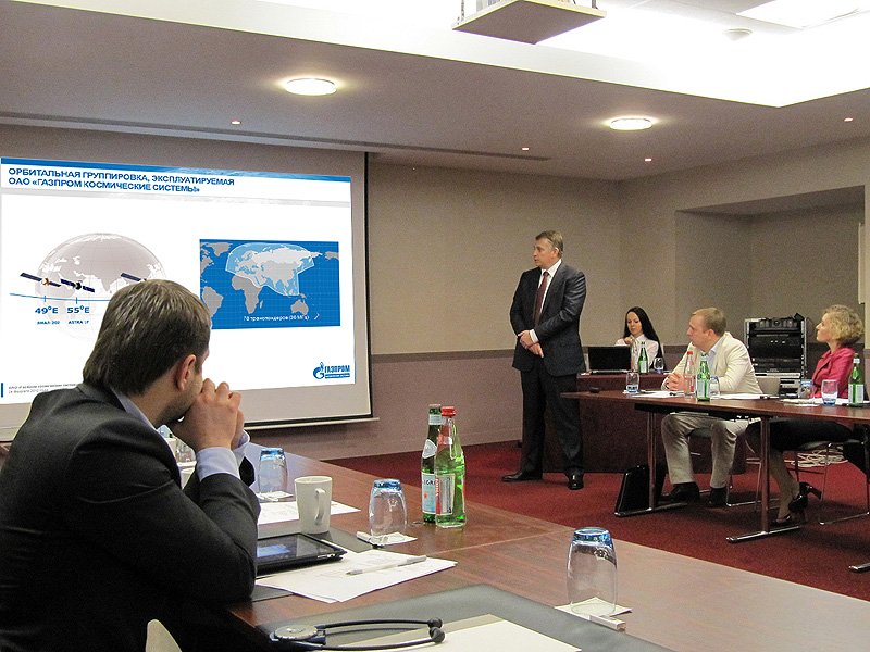 Gazprom Space Systems Participation in the Working Committee «Information and Communications» of the European Business Congress