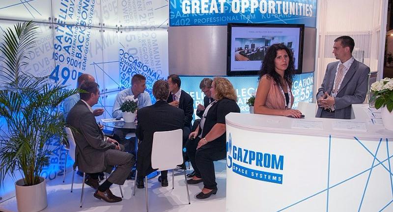 Gazprom Space Systems Delegation Activity at IBC 2012 exhibition
